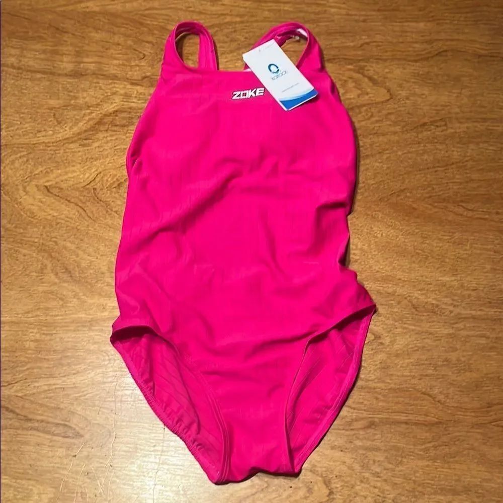 Vibrant Pink Classic One Piece Swimsuit